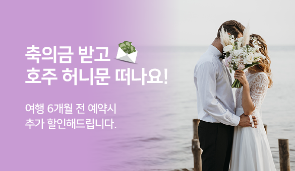 (메인 비주얼) - 허니문 축의금 받아가세요!